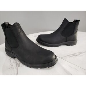 NEW NO BOX UGG Z9506 Black Leather Biltmore Mens Chelsea Boot Size US 9 M